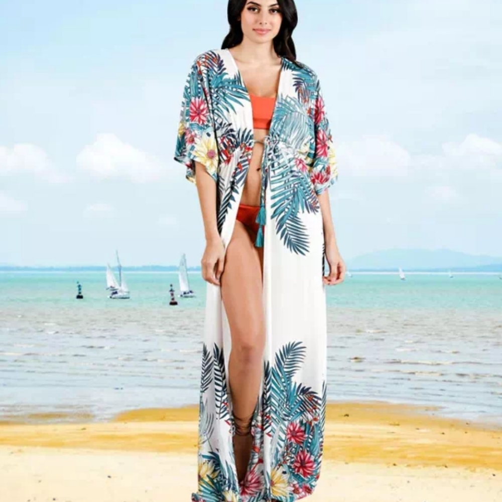Beach Cover-Up Cardigan or Robe One Size Fit